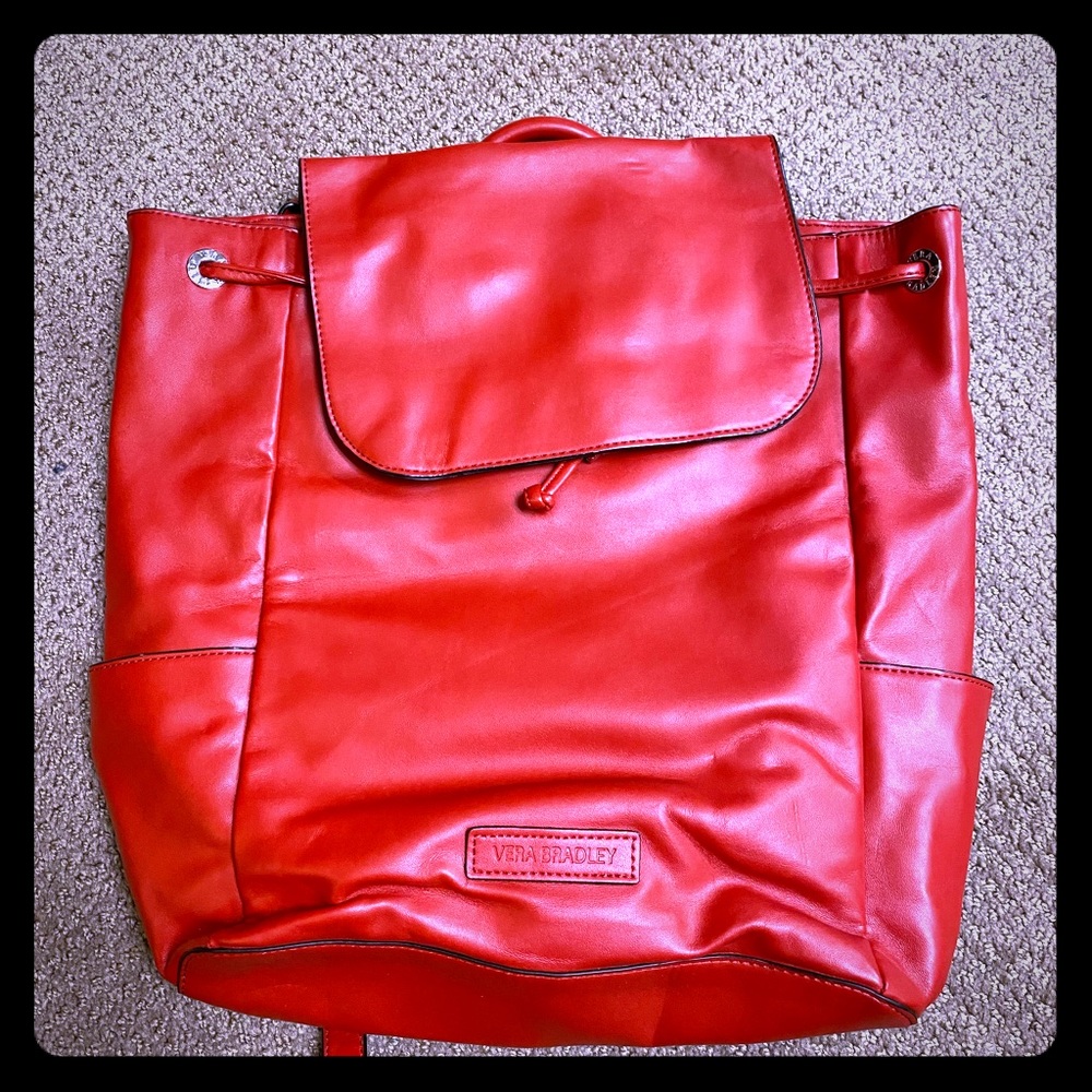 Vera Bradley leather backpack